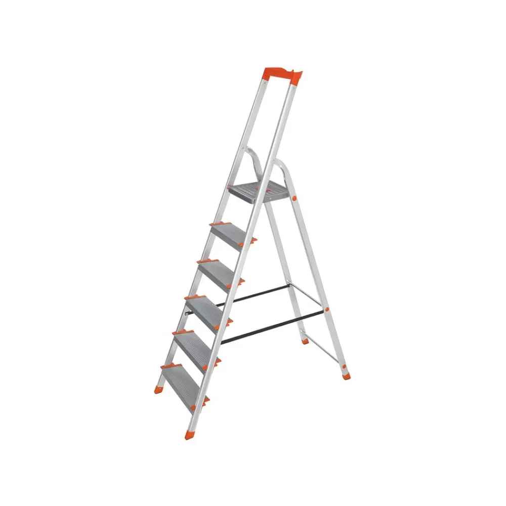 Cheap SONGMICS Aluleiter mit 6 Stufen