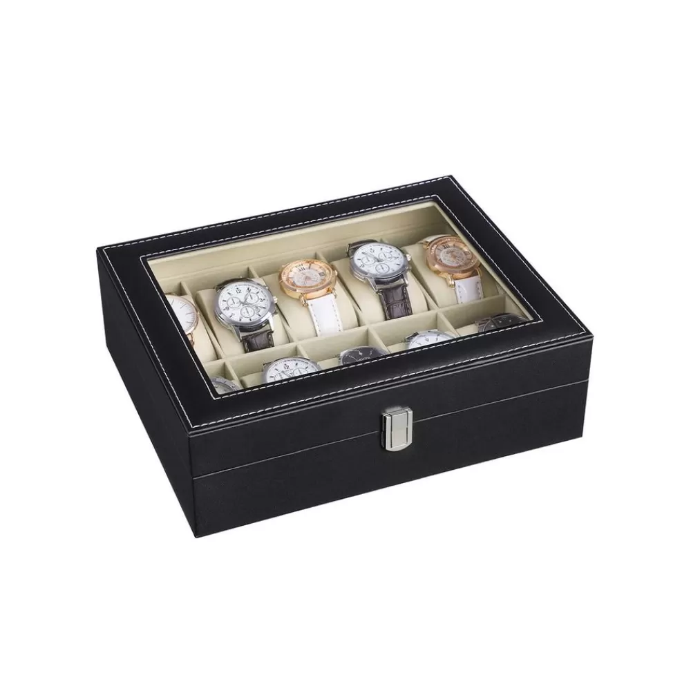 Cheap SONGMICS Aparte Uhrenbox für 10 Uhren
