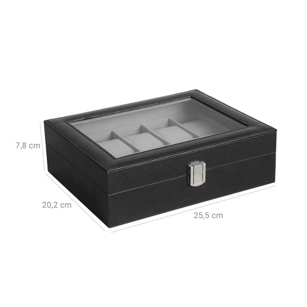 aparte_uhrenbox_fr__uhren_11.webp Cheap SONGMICS Aparte Uhrenbox für 10 Uhren