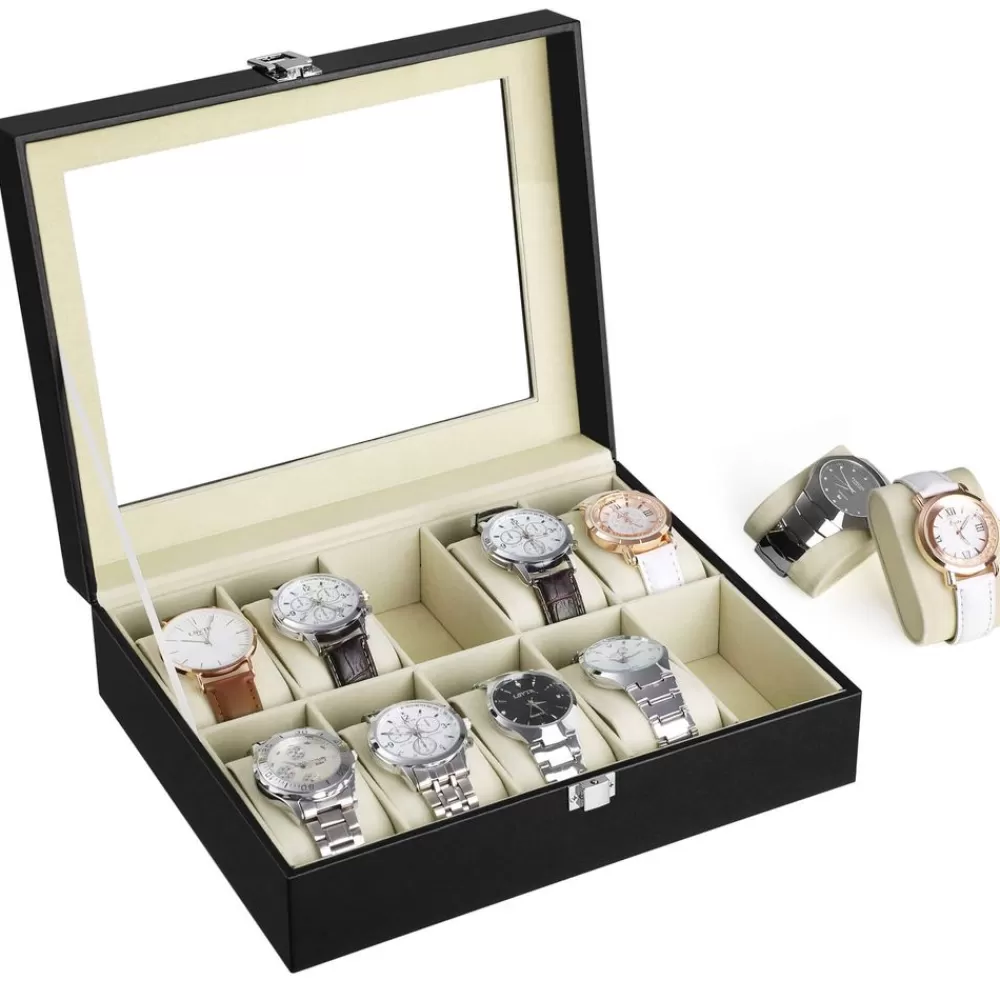 aparte_uhrenbox_fr__uhren_4.webp Cheap SONGMICS Aparte Uhrenbox für 10 Uhren