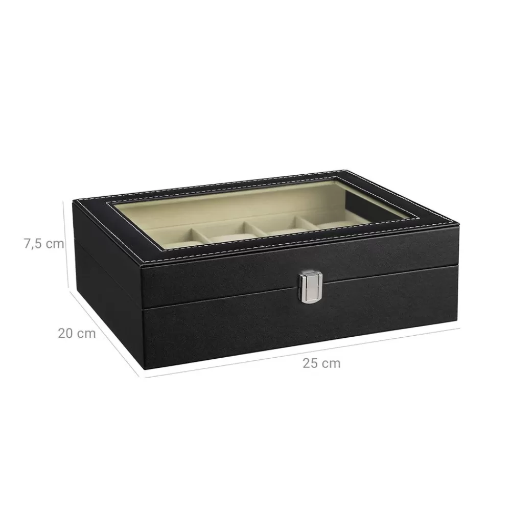 aparte_uhrenbox_fr__uhren_5.webp Cheap SONGMICS Aparte Uhrenbox für 10 Uhren