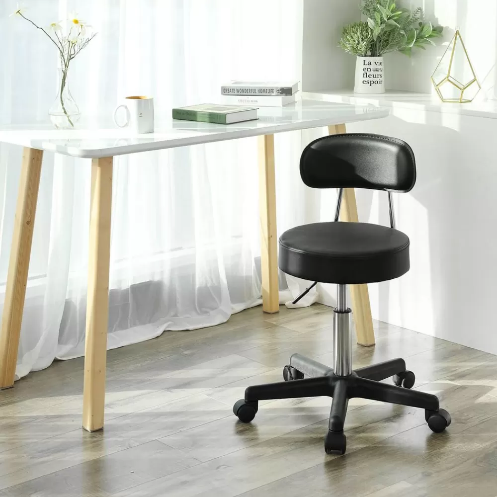 arbeitshocker_mit_rollen_schwarz_2.webp Cheap SONGMICS Arbeitshocker mit Rollen Schwarz