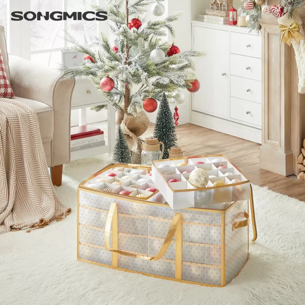 Cheap SONGMICS Aufbewahrungsbox für Weihnachtskugeln