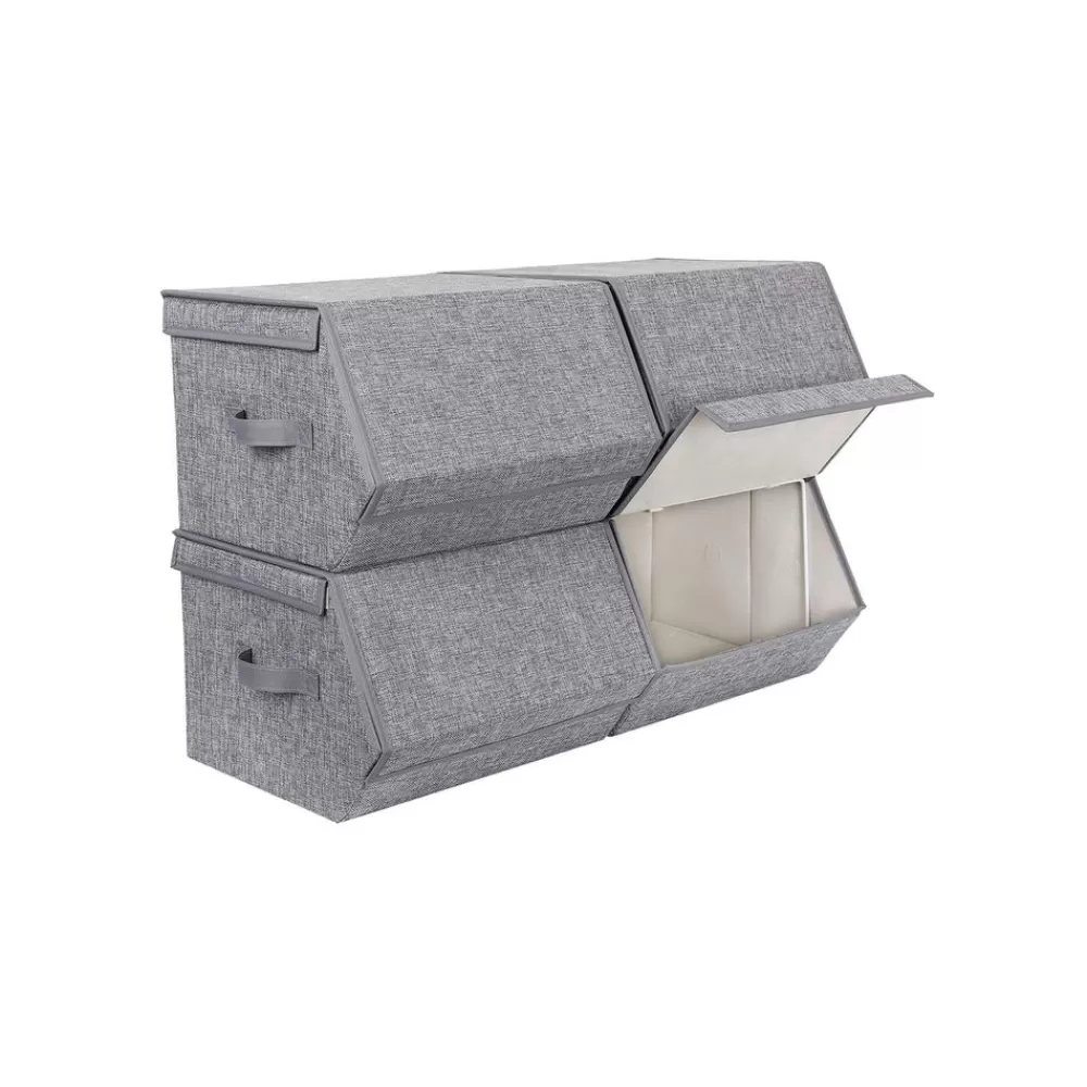Cheap SONGMICS Aufbewahrungsboxen 4er Set