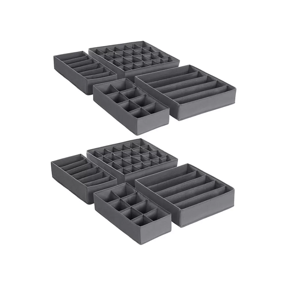 New SONGMICS Aufbewahrungsboxen für Unterwäsche