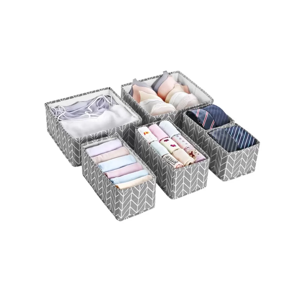 Discount SONGMICS Aufbewahrungsboxen für Unterwäsche