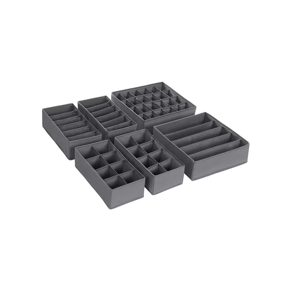 Shop SONGMICS Aufbewahrungsboxen für Unterwäsche 6er Set