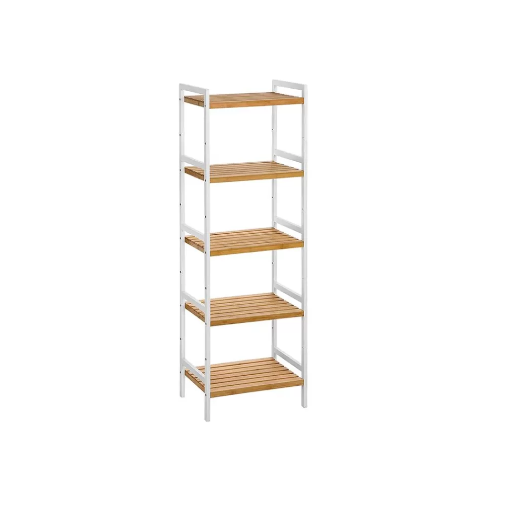 Best Sale SONGMICS Aufbewahrungsregal mit 5 Ebenen Weiβ
