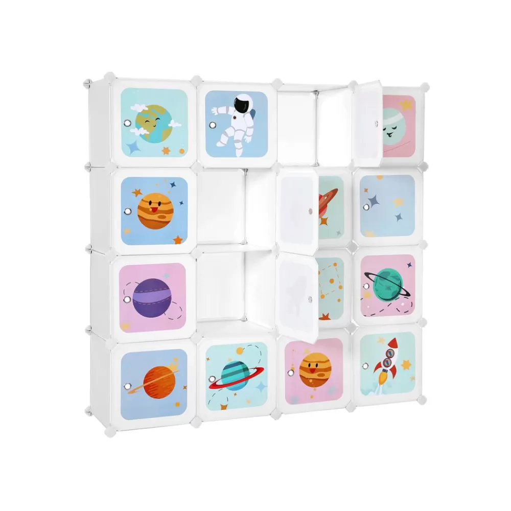 Discount SONGMICS Aufbewahrungsschrank für Kinder Weiβ