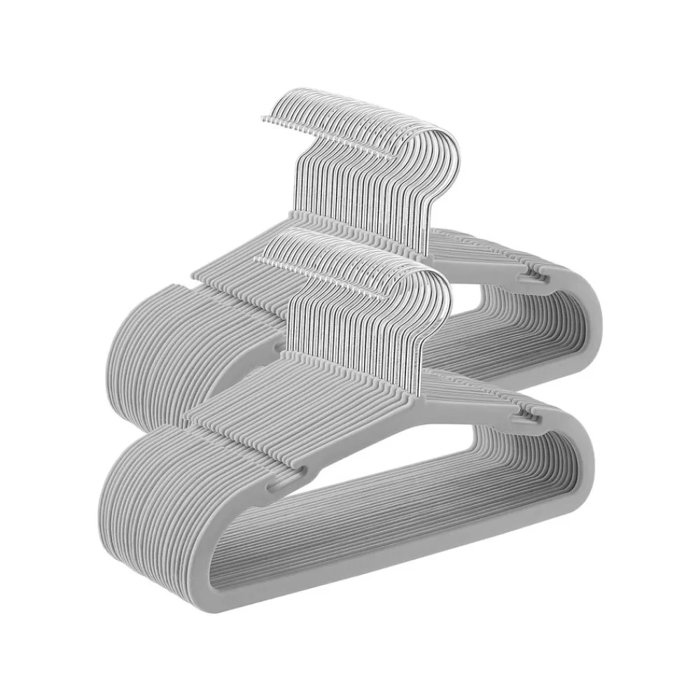 Clearance SONGMICS Baby-Kleiderbügel 50er Set 28 x 17,5 cm taubengrau