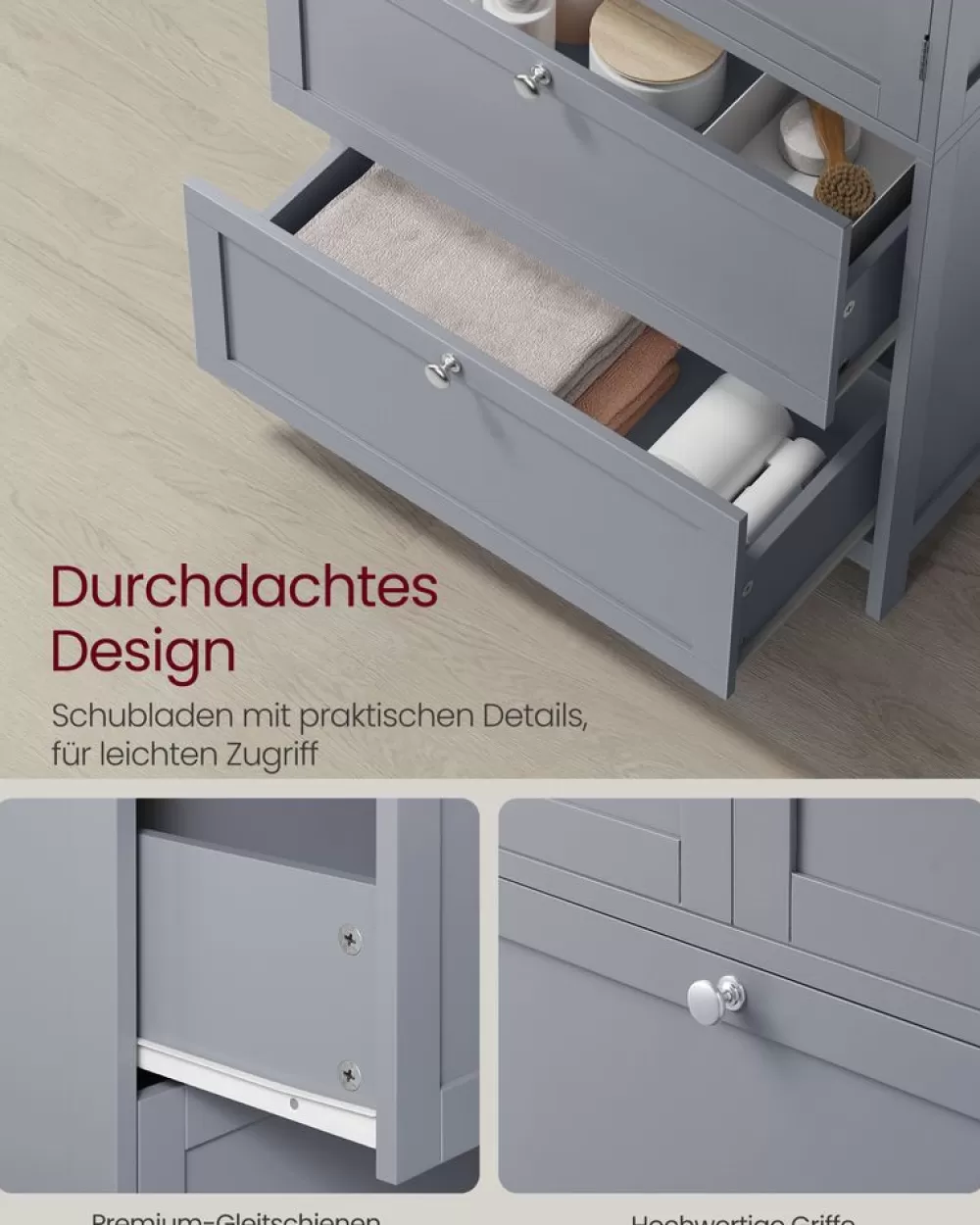 badezimmerschrank__x__x__cm_mit__tren_und__schubladen_11.webp Clearance SONGMICS Badezimmerschrank 30 x 60 x 110 cm mit 2 Türen und 2 Schubladen