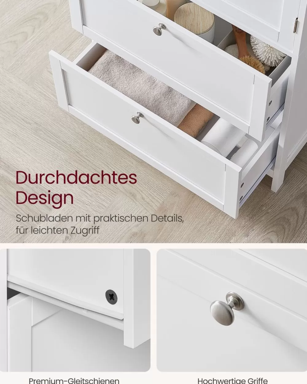 badezimmerschrank__x__x__cm_mit__tren_und__schubladen_4.webp Clearance SONGMICS Badezimmerschrank 30 x 60 x 110 cm mit 2 Türen und 2 Schubladen