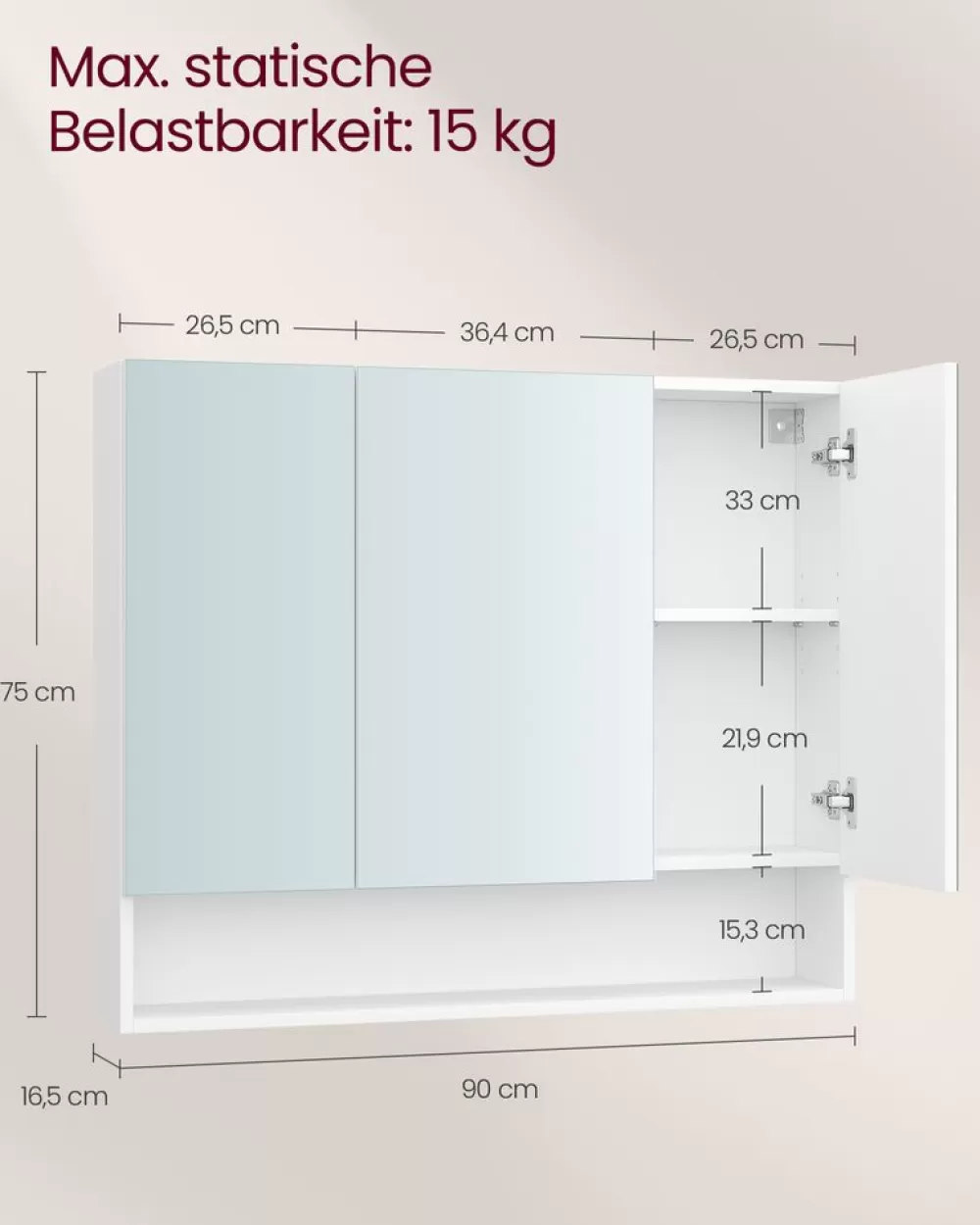 badezimmerschrank_mit__tren__x__x__cm_wolkenwei_12.webp Store SONGMICS Badezimmerschrank mit 3 Türen 16,5 x 70 x 75 cm wolkenweiß