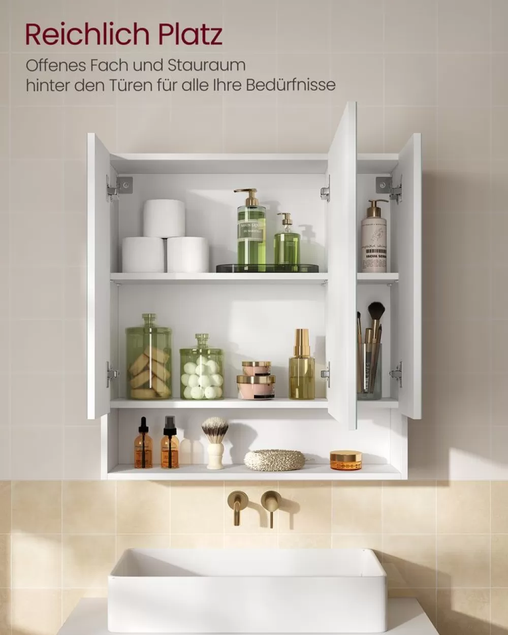 badezimmerschrank_mit__tren__x__x__cm_wolkenwei_3.webp Store SONGMICS Badezimmerschrank mit 3 Türen 16,5 x 70 x 75 cm wolkenweiß