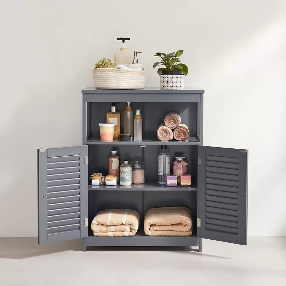 badezimmerschrank_mit_offenem_fach_13.webp Flash Sale SONGMICS Badezimmerschrank mit offenem Fach