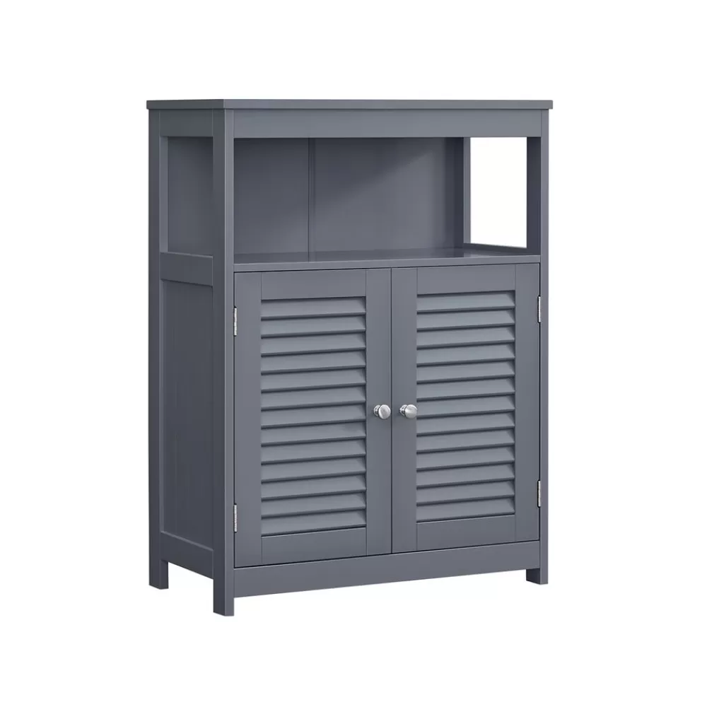 badezimmerschrank_mit_offenem_fach_9.webp Flash Sale SONGMICS Badezimmerschrank mit offenem Fach