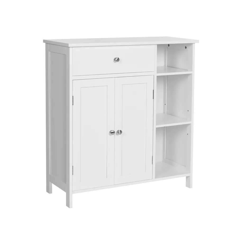 Online SONGMICS Badezimmerschrank mit Schublade Weiβ