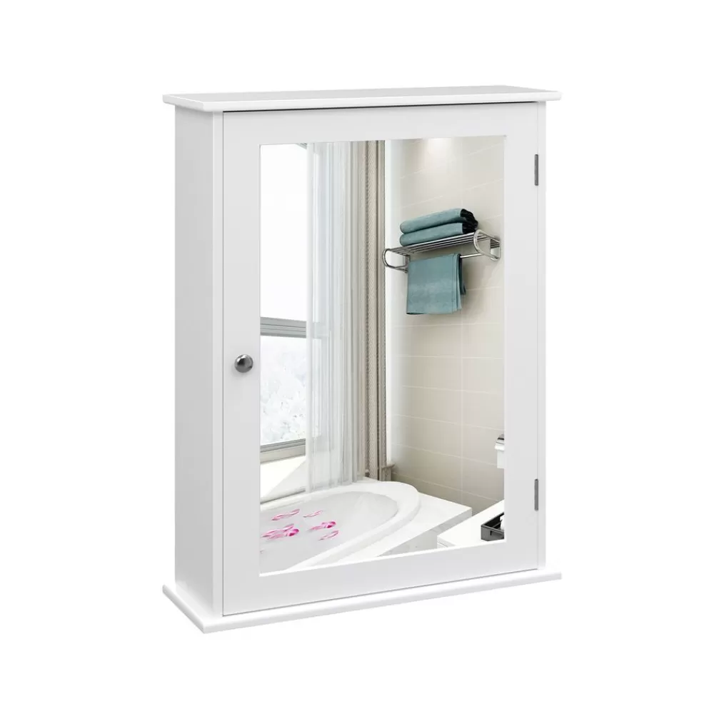 Sale SONGMICS Badezimmerschrank mit Spiegel