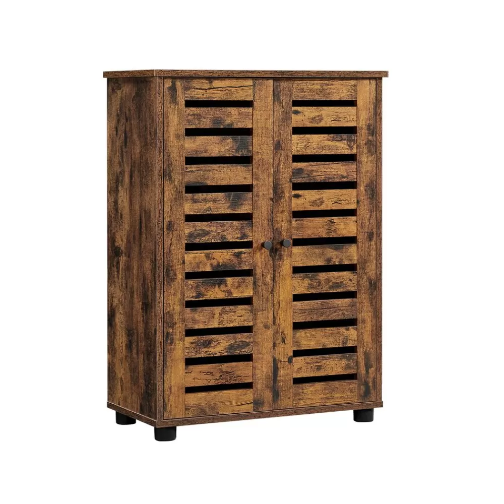 Best Sale SONGMICS Badezimmerschrank vintagebraun