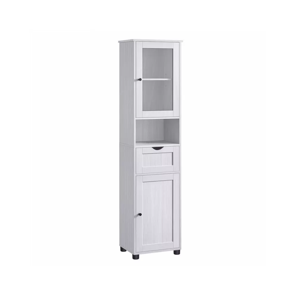 Online SONGMICS Badschrank mit höhenverstellbaren Ablagen Weiß