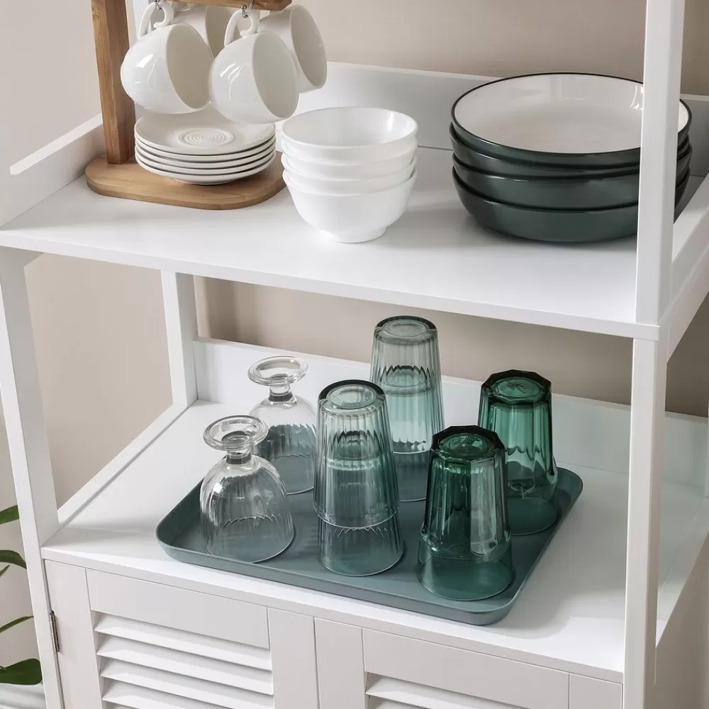 badschrank_mit_offenen_fchern_5.webp Sale SONGMICS Badschrank mit offenen Fächern Weiβ