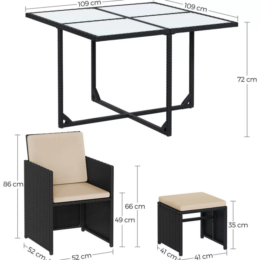 balkonmbelset_aus_perattan_15.webp Best SONGMICS Balkonmöbel-Set aus PE-Rattan