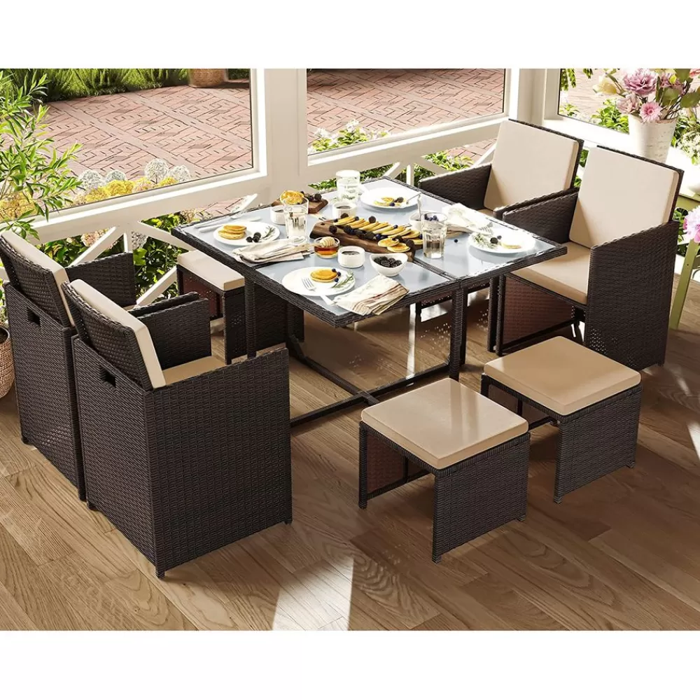 balkonmbelset_aus_perattan_2.webp Best SONGMICS Balkonmöbel-Set aus PE-Rattan