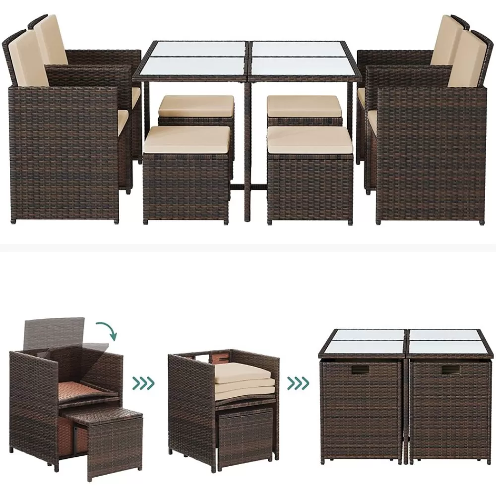 balkonmbelset_aus_perattan_4.webp Best SONGMICS Balkonmöbel-Set aus PE-Rattan
