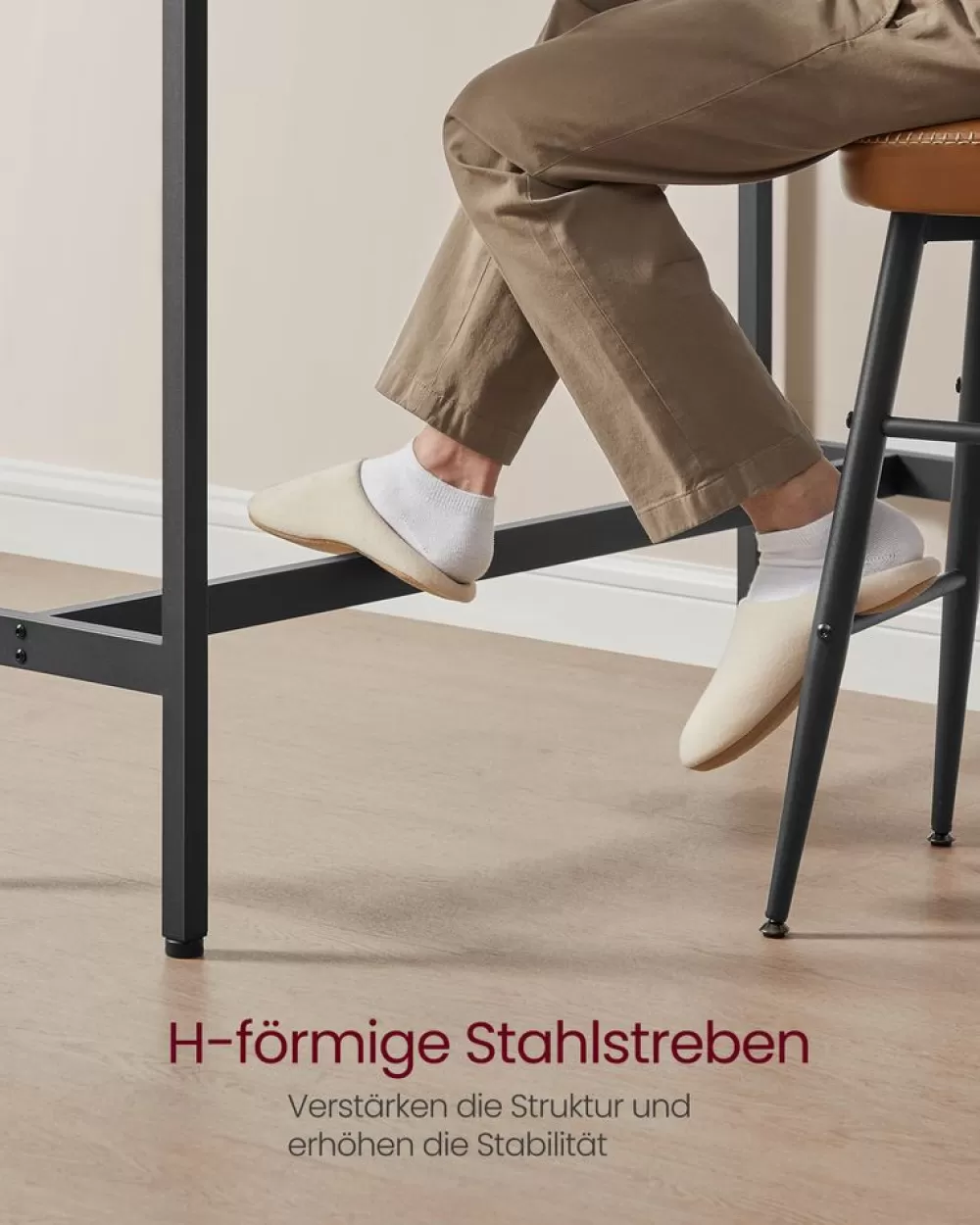 bar_table_xxcm_schwarz_12.webp Sale SONGMICS Bar Table 40x40x90cm Schwarz