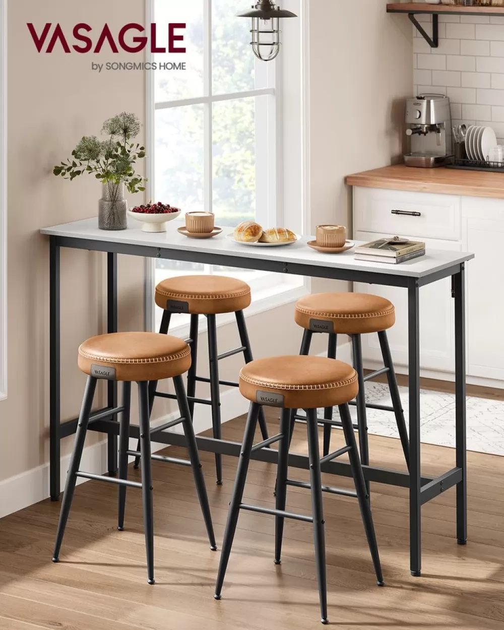 bar_table_xxcm_schwarz_8.webp Sale SONGMICS Bar Table 40x40x90cm Schwarz