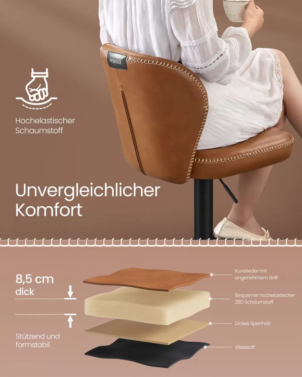 barhocker_er_set_drehbar_mit_rckenlehne_tintenschwarz_9.webp Cheap SONGMICS Barhocker 2er Set drehbar mit Rückenlehne tintenschwarz
