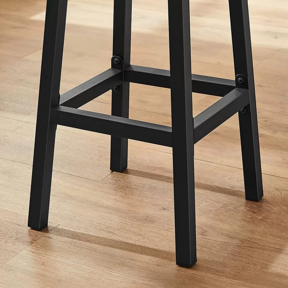 barhocker_er_set_greigeschwarz_5.webp Best Sale SONGMICS Barhocker 2er Set Greige-Schwarz