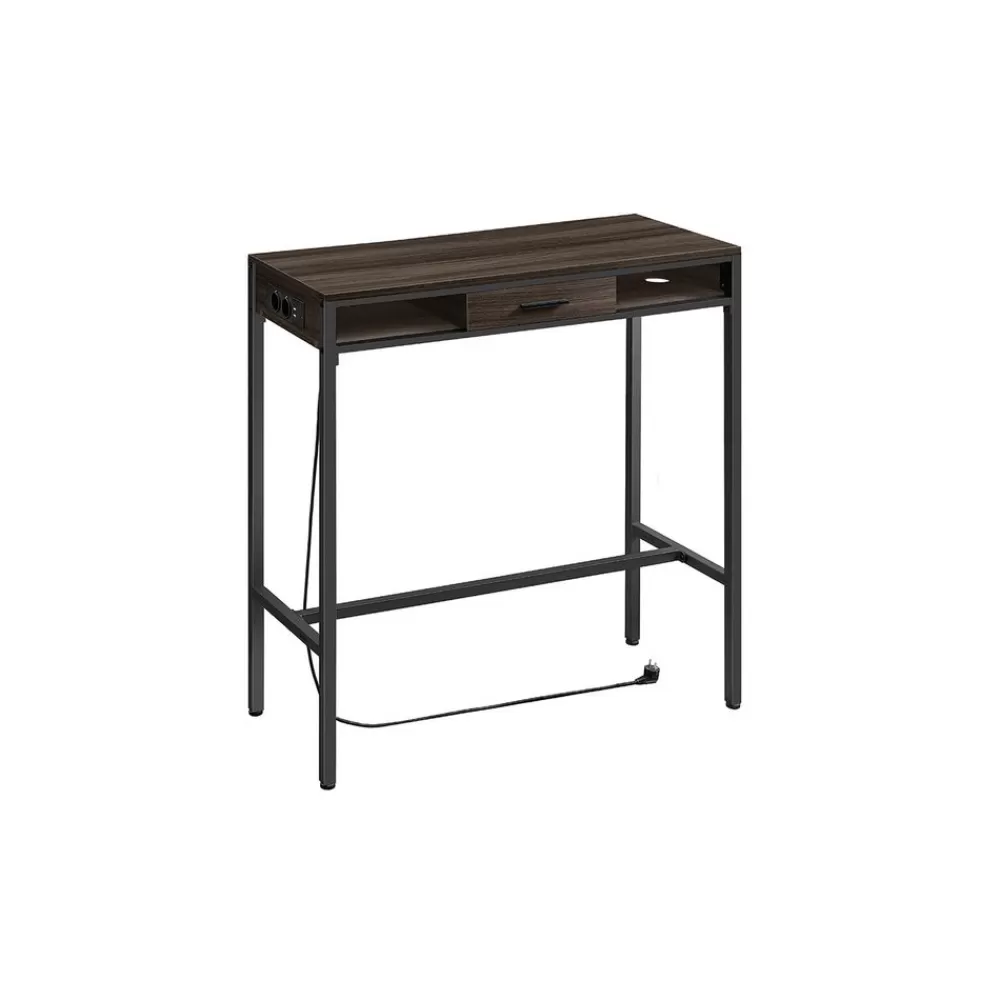 Sale SONGMICS Bartisch mit Ladestation und Schublade 40 x 99,8 x 104,6 cm