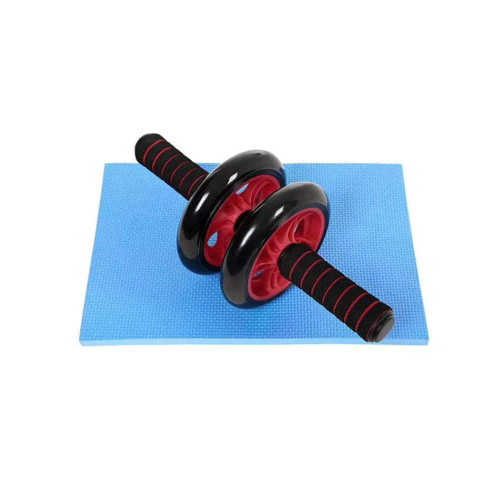 Shop SONGMICS Bauchroller mit Trainingsmatte Rot