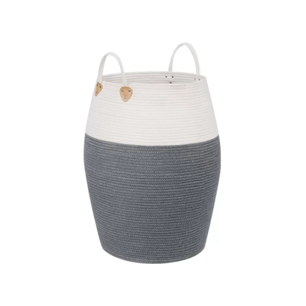 Store SONGMICS Baumwollseilkorb Grau-Beige
