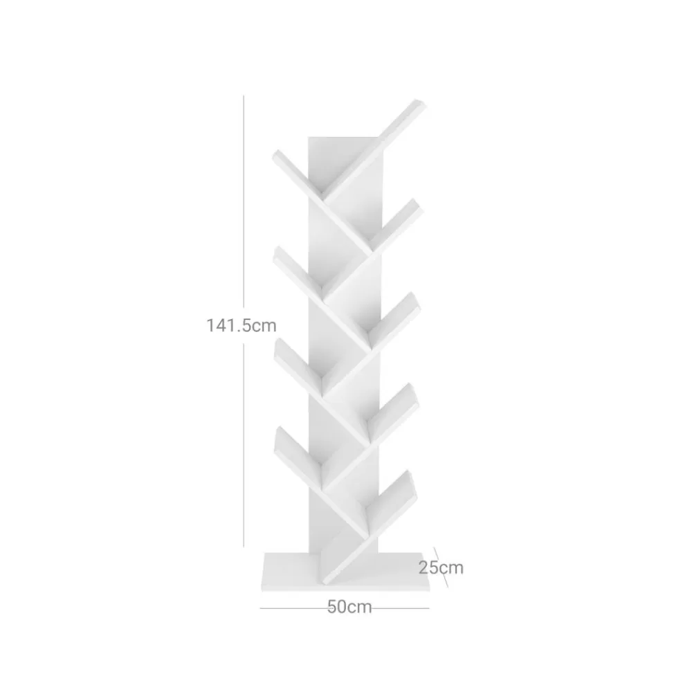 bcherregal_in_baumform__fcher_11.webp Best Sale SONGMICS Bücherregal in Baumform 8 Fächer