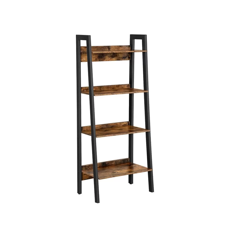 Best SONGMICS Bücherregal mit 4 Ebenen vintagebraun-schwarz