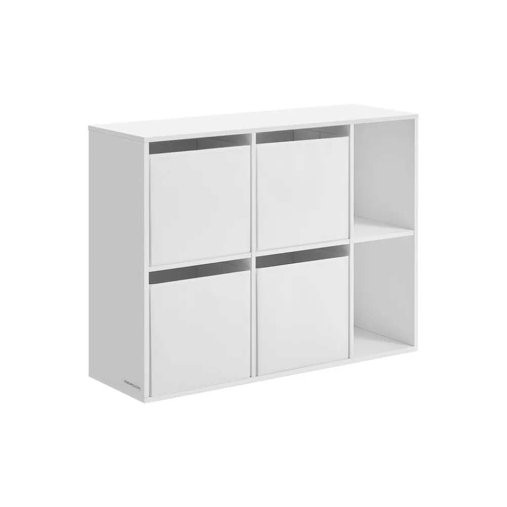 Best SONGMICS Bücherregal mit 6 Fächern 27 x 83 x 61,6 cm schneeweiß