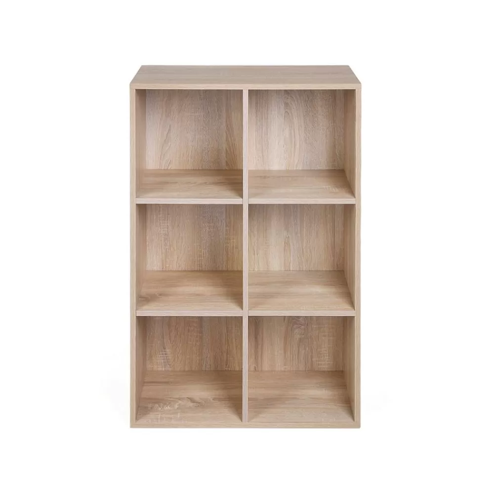Sale SONGMICS Bücherregal mit 6 Fächern Holzoptik