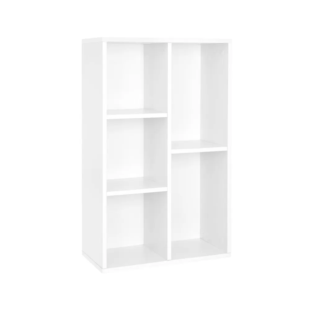 Cheap SONGMICS Bücherregal mit 5 Fächern Weiß