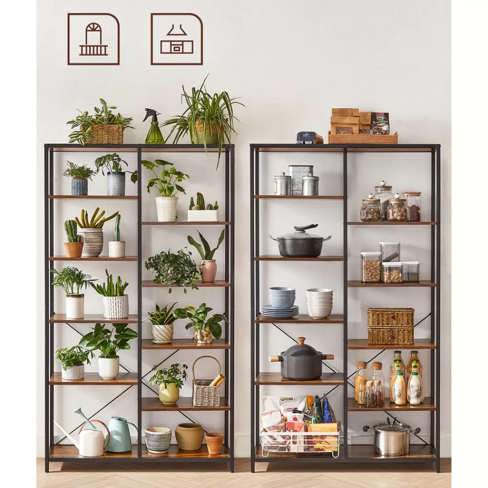 bcherregal_mit_offenen_fchern_7.webp Online SONGMICS Bücherregal mit offenen Fächern