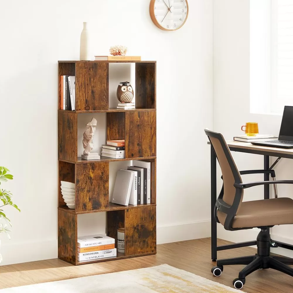 Discount SONGMICS Bücherregal vintagebraun