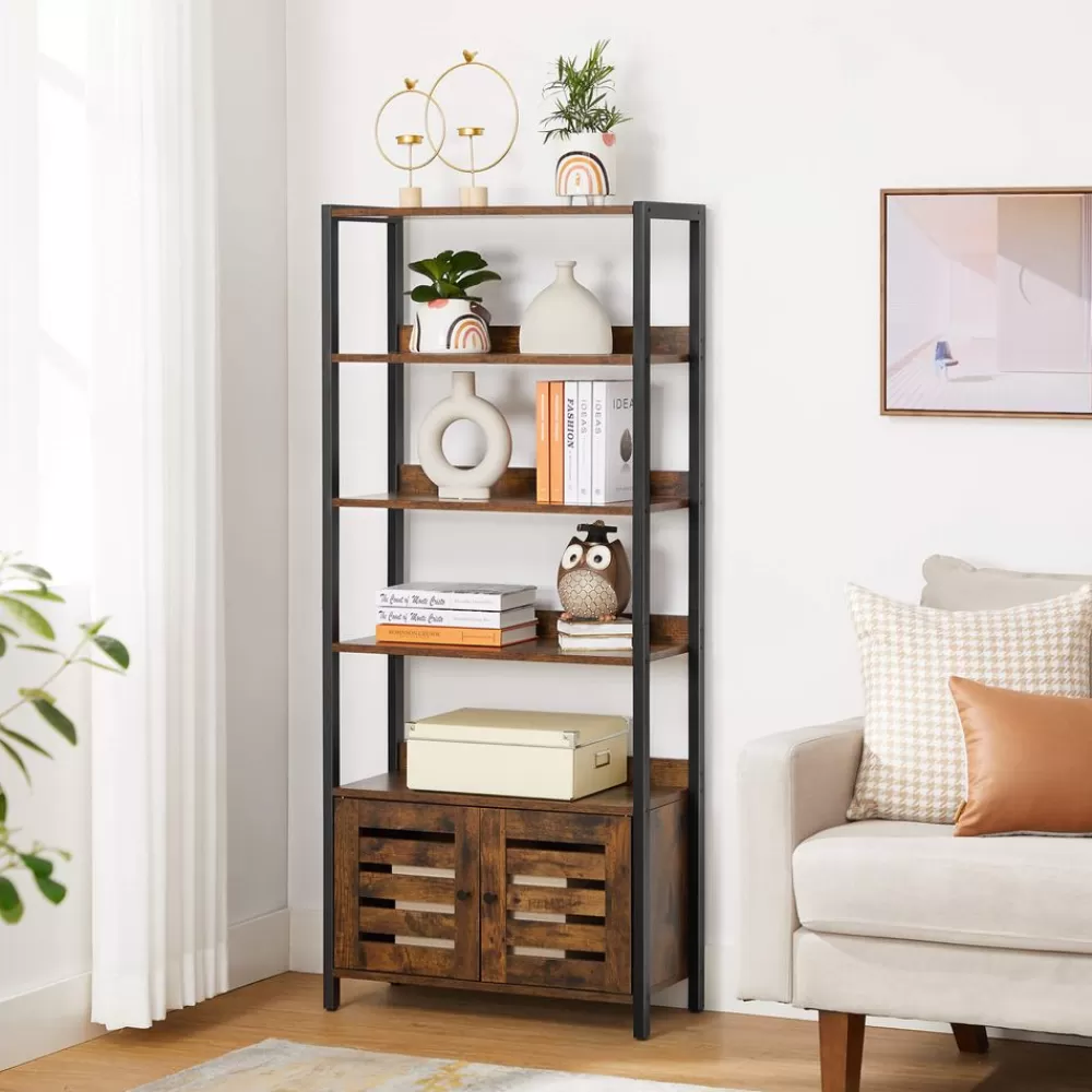 bcherregal_vintagebraunschwarz_2-1.webp Cheap SONGMICS Bücherregal vintagebraun-schwarz
