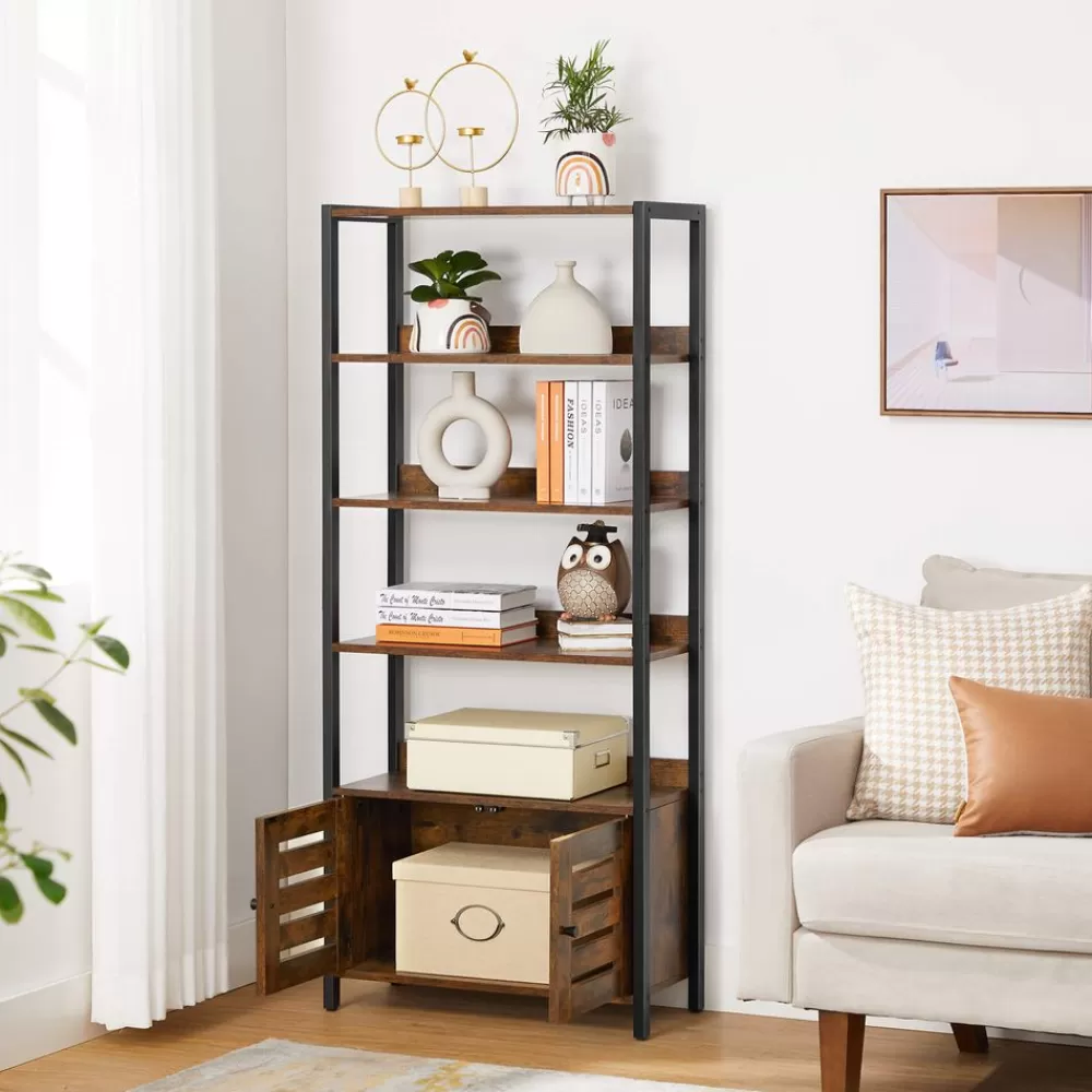 bcherregal_vintagebraunschwarz_3-1.webp Cheap SONGMICS Bücherregal vintagebraun-schwarz