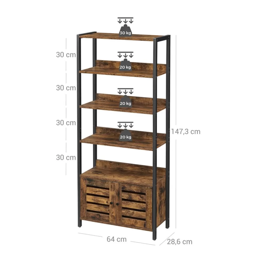 bcherregal_vintagebraunschwarz_7-1.webp Cheap SONGMICS Bücherregal vintagebraun-schwarz