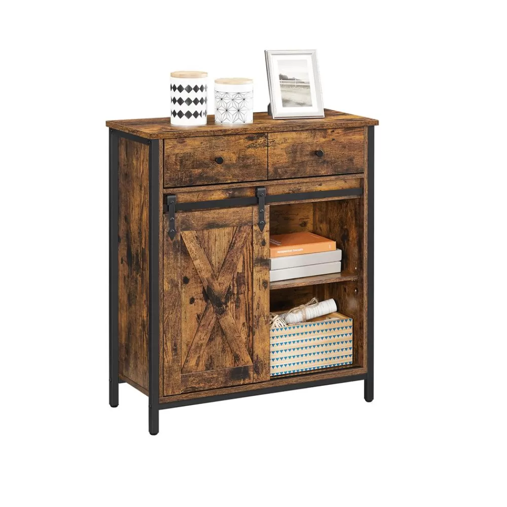 Shop SONGMICS Beistellschrank mit Schublade Industriestil