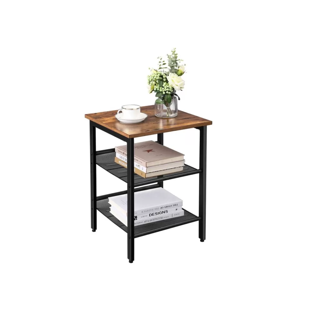 Shop SONGMICS Beistelltisch 2 Gitter Industrielook