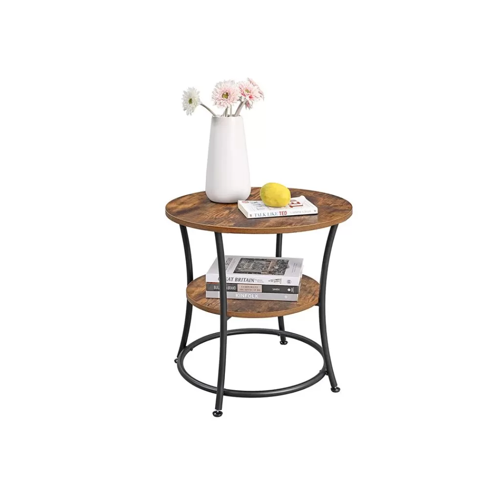 Best Sale SONGMICS Beistelltisch mit 2 Ablagen