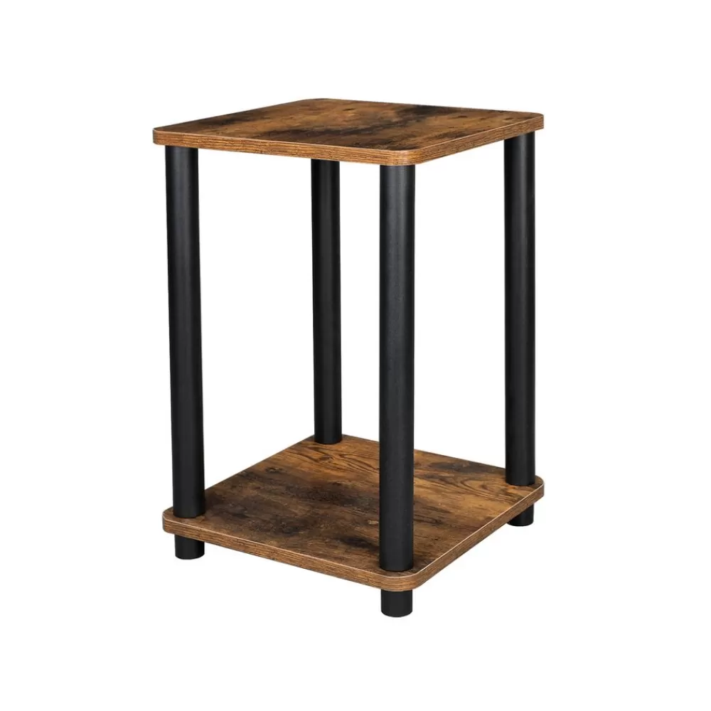 Discount SONGMICS Beistelltisch vintagebraun-schwarz
