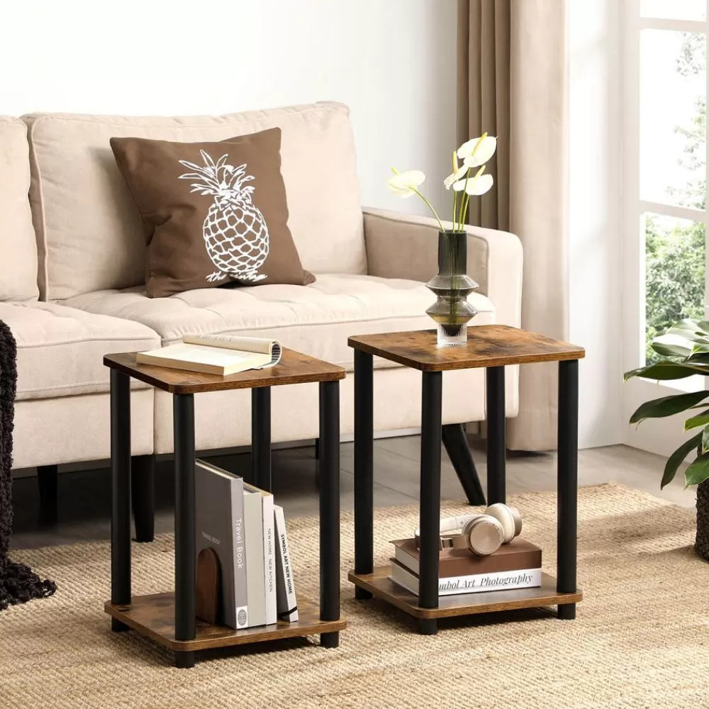 beistelltisch_vintagebraunschwarz_2-4.webp Discount SONGMICS Beistelltisch vintagebraun-schwarz